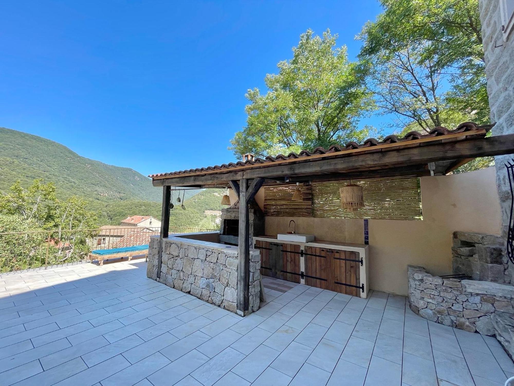 Casa Arena Authentique Maison De Village Avec Piscine Au Coeur De L'Alta Rocca - Zoza Exterior foto