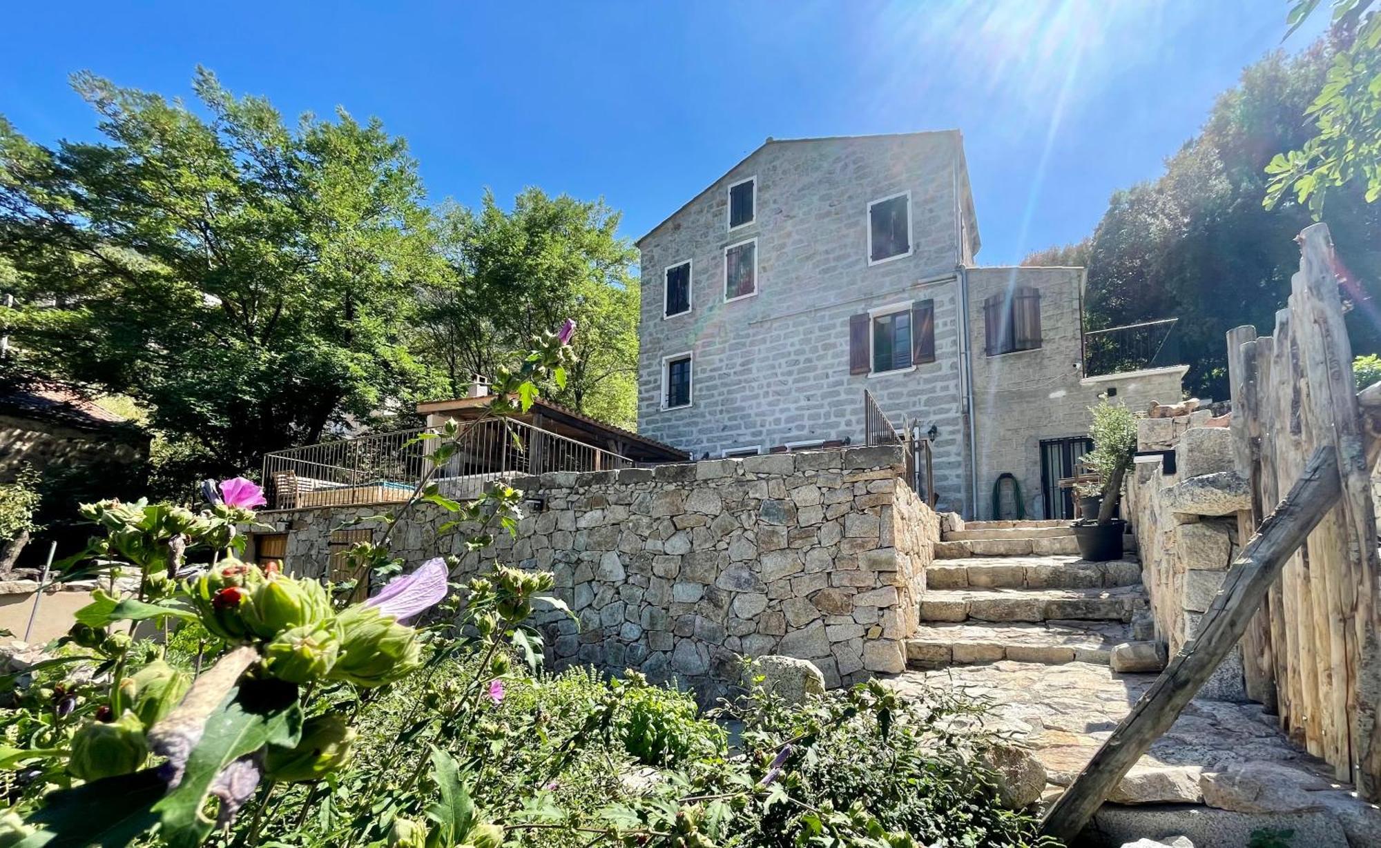 Casa Arena Authentique Maison De Village Avec Piscine Au Coeur De L'Alta Rocca - Zoza Exterior foto