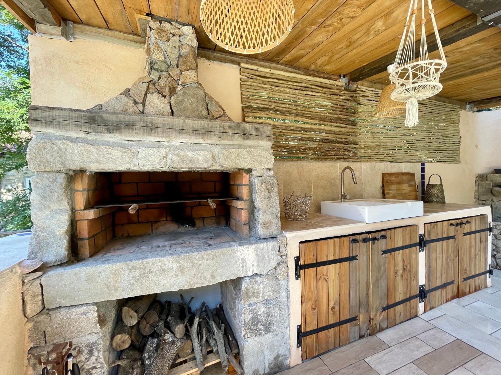 Casa Arena Authentique Maison De Village Avec Piscine Au Coeur De L'Alta Rocca - Zoza Exterior foto
