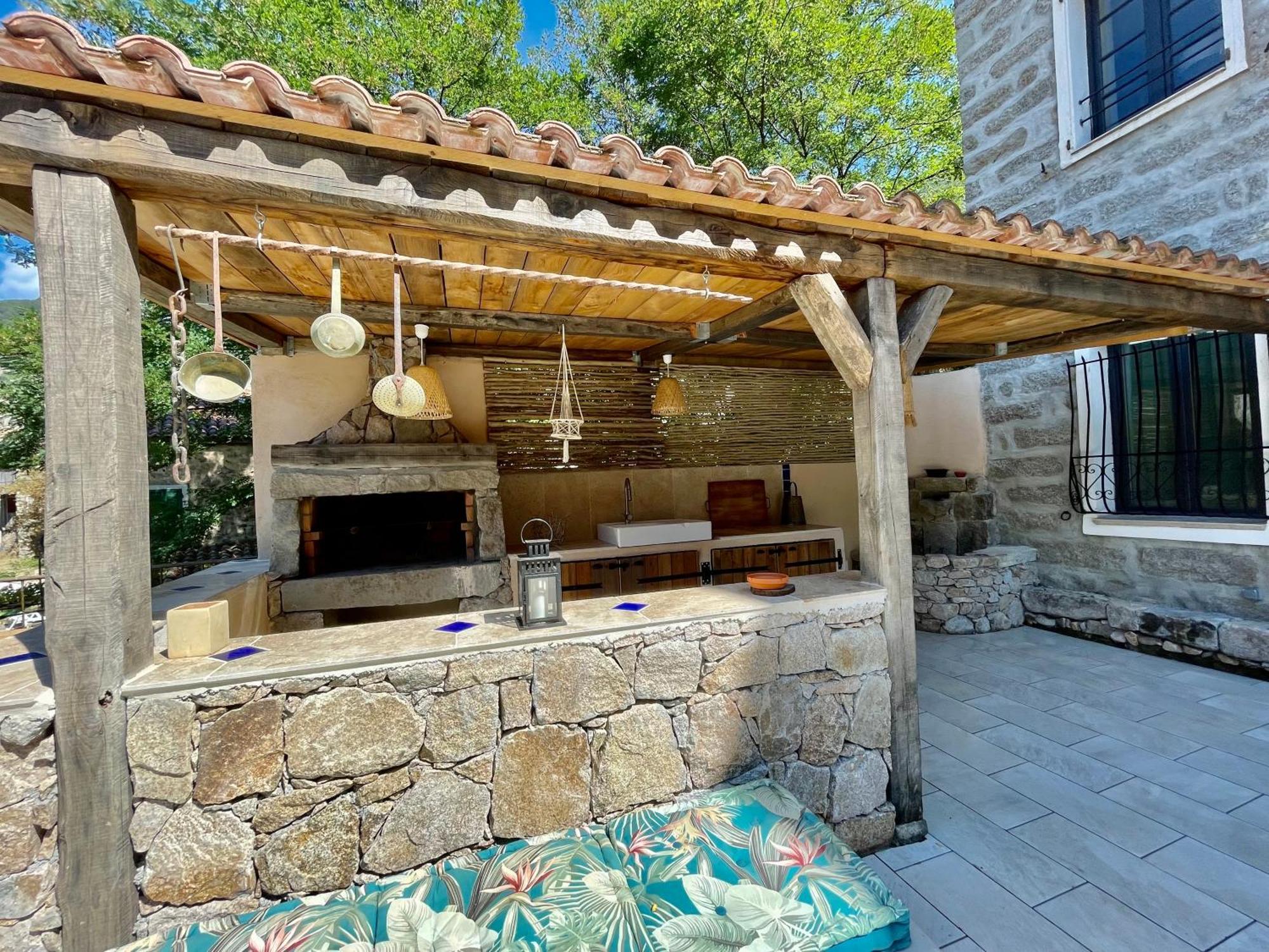 Casa Arena Authentique Maison De Village Avec Piscine Au Coeur De L'Alta Rocca - Zoza Exterior foto