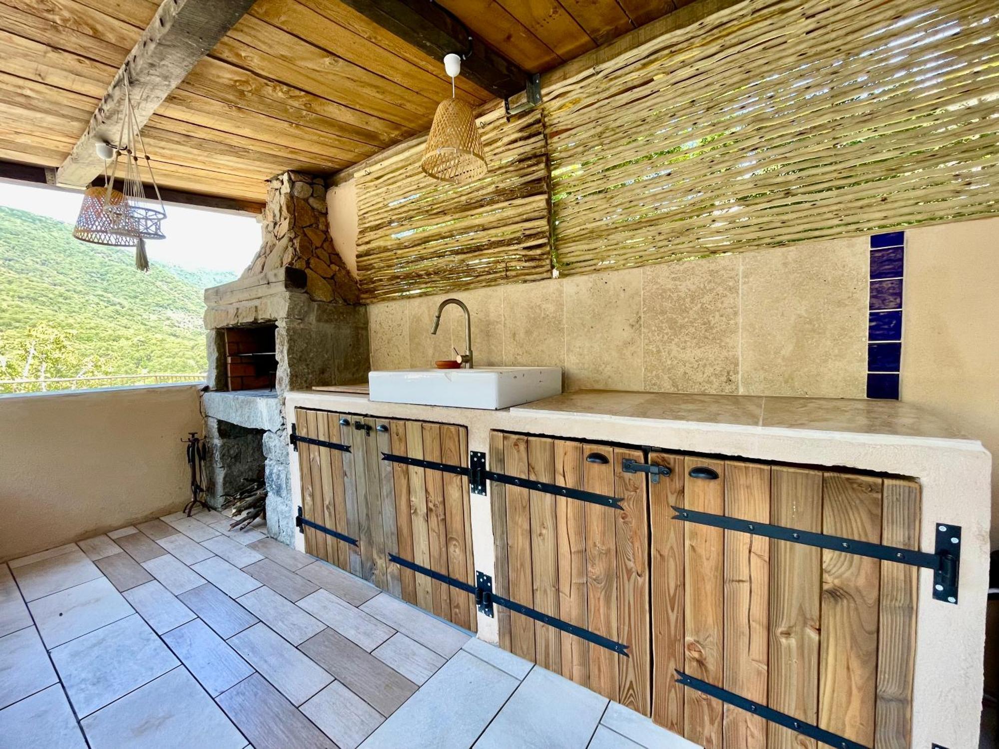 Casa Arena Authentique Maison De Village Avec Piscine Au Coeur De L'Alta Rocca - Zoza Exterior foto